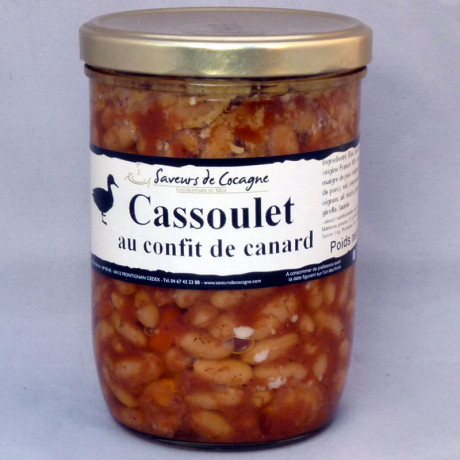Cassoulet au confit de canard - 780g