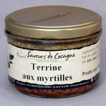 Terrine aux myrtilles 180g