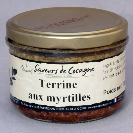 Terrine aux myrtilles 180g