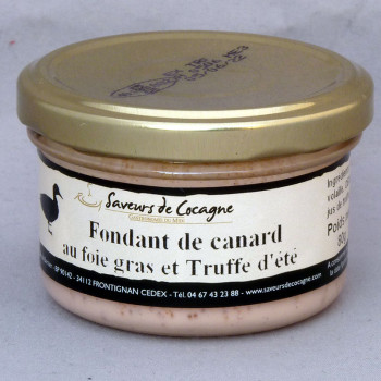 Duck fondant with foie gras...