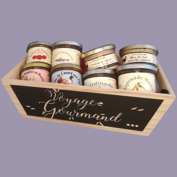 Gourmet travel basket n°1