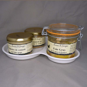 Plateau porcelaine festif...