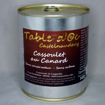 Cassoulet au canard 840g