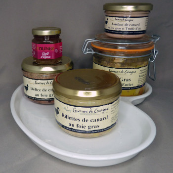 Festive plate foie gras...