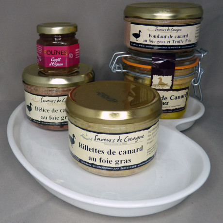 Assiette festive foie gras 180g n°3