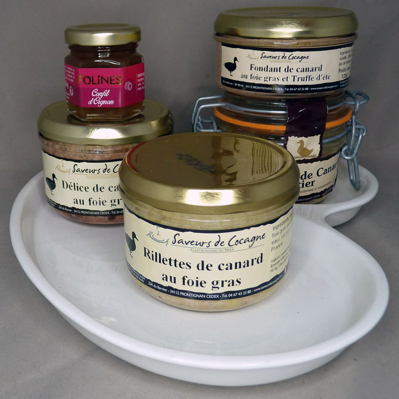 Assiette festive foie gras 125g n°3