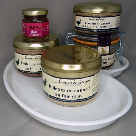 Assiette festive foie gras 125g n°3