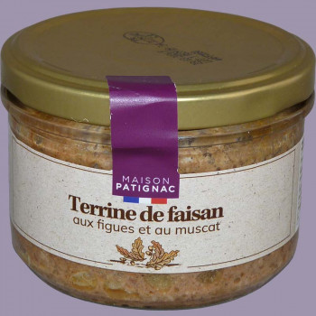 Terrine de faisan aux figues et au muscat 180g